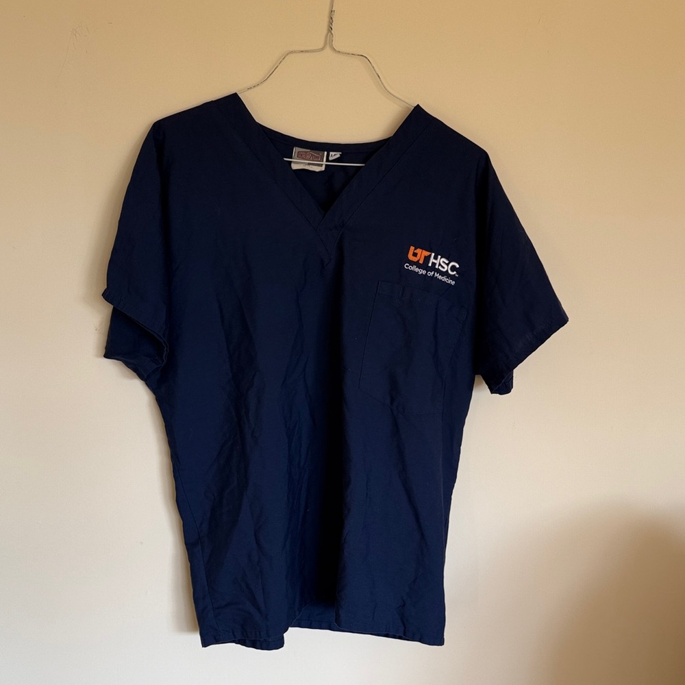 Landau ScrubZone Navy Top